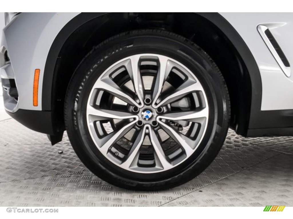 2019 X3 sDrive30i - Glacier Silver Metallic / Black photo #8