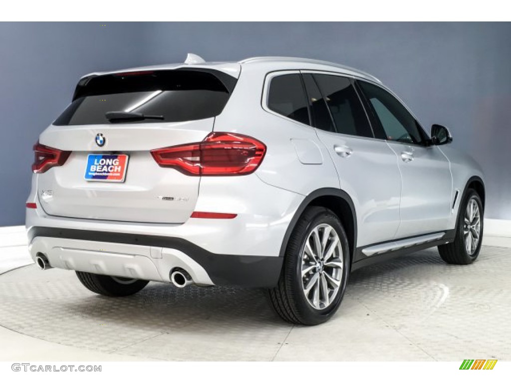 2019 X3 sDrive30i - Glacier Silver Metallic / Black photo #12