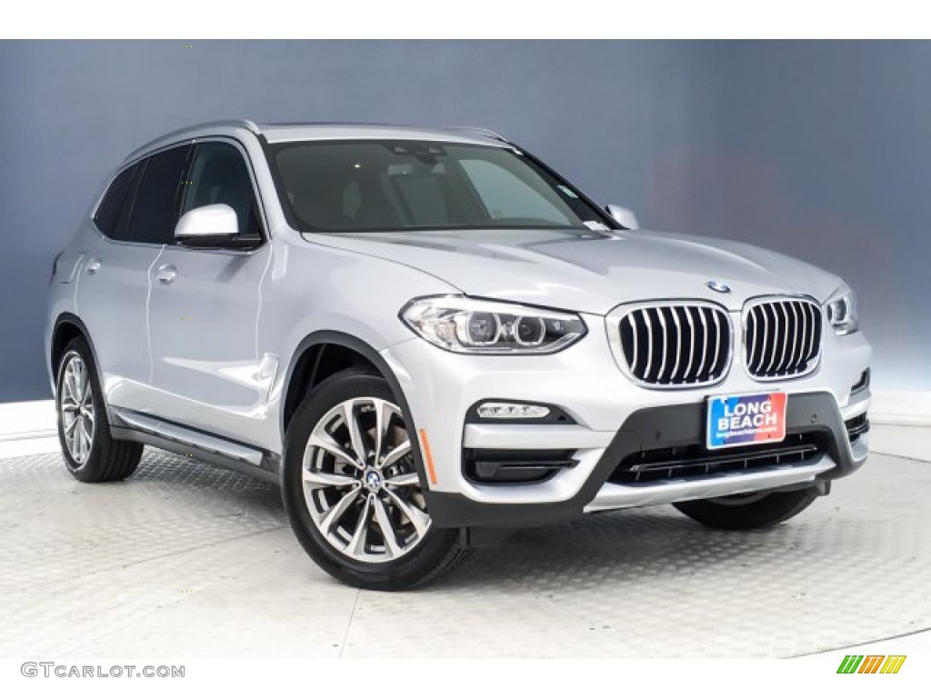 2019 X3 sDrive30i - Glacier Silver Metallic / Black photo #14