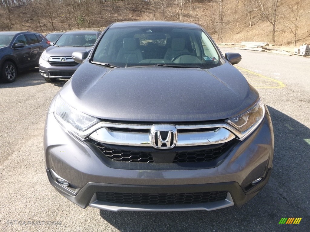 2019 CR-V EX AWD - Modern Steel Metallic / Gray photo #6