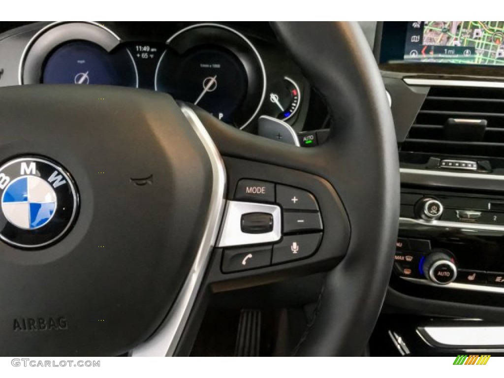 2019 X3 sDrive30i - Glacier Silver Metallic / Black photo #16