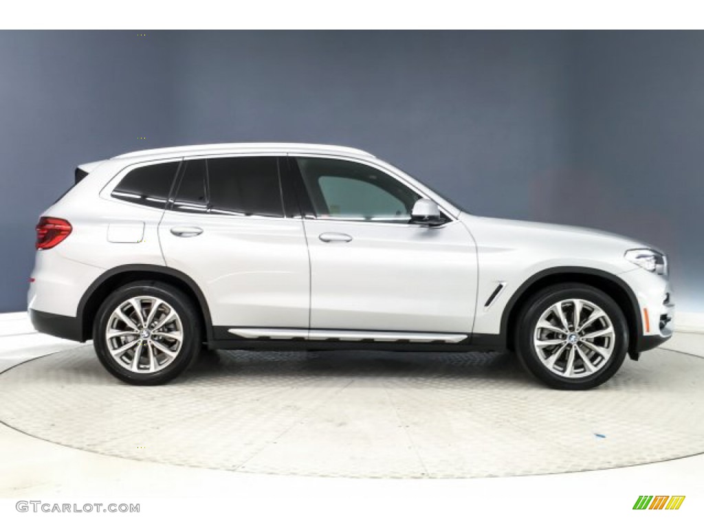 2019 X3 sDrive30i - Glacier Silver Metallic / Black photo #17