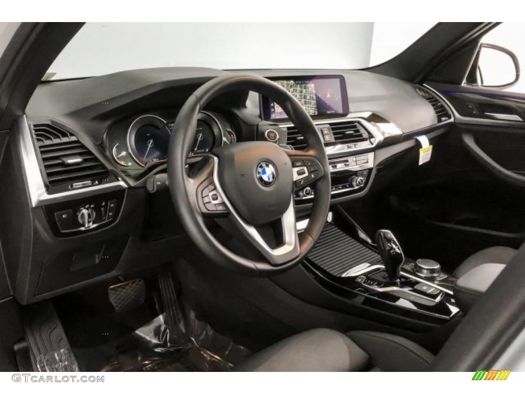 2019 X3 sDrive30i - Glacier Silver Metallic / Black photo #19