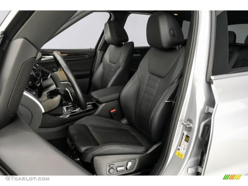 2019 X3 sDrive30i - Glacier Silver Metallic / Black photo #32
