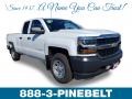 Summit White 2019 Chevrolet Silverado LD WT Double Cab 4x4