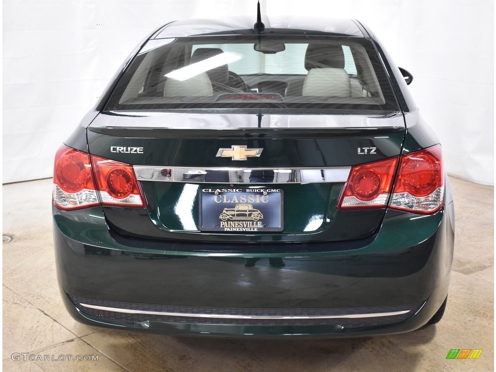 2014 Cruze LTZ - Rainforest Green Metallic / Cocoa/Light Neutral photo #3