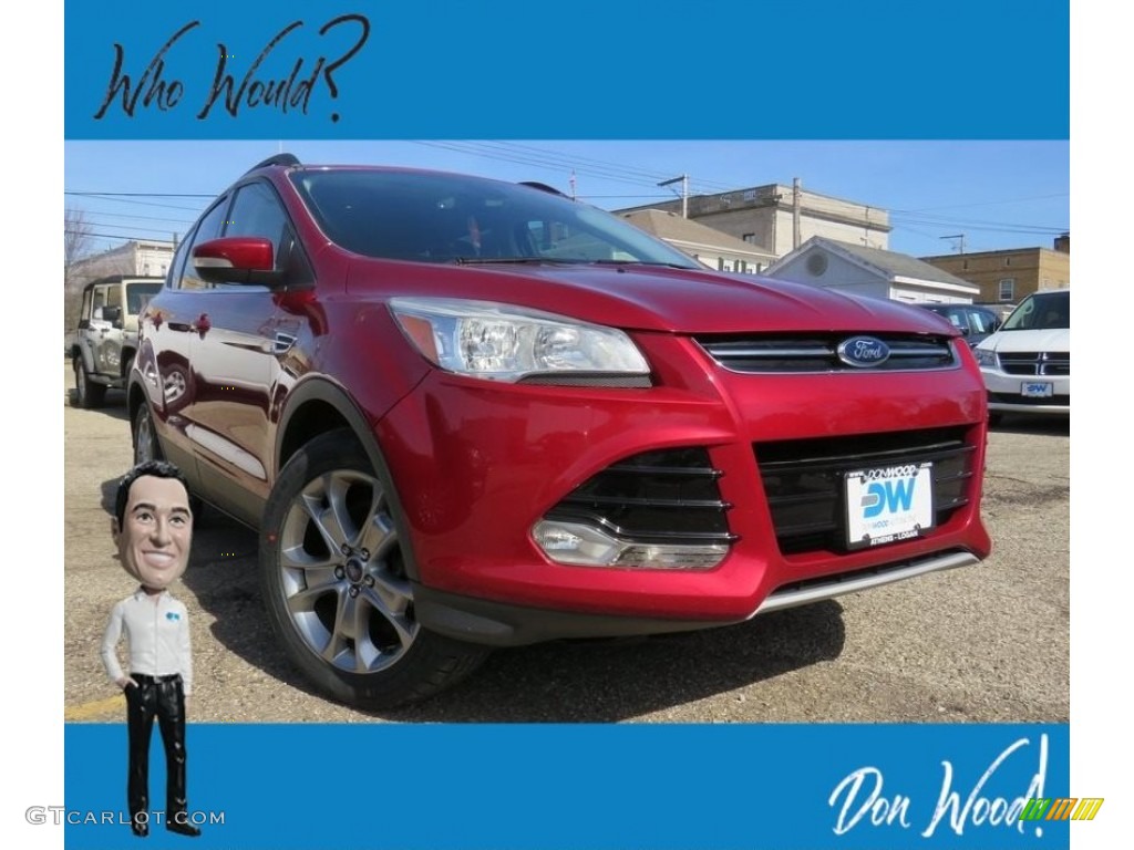 2013 Escape SEL 2.0L EcoBoost - Ruby Red Metallic / Charcoal Black photo #1