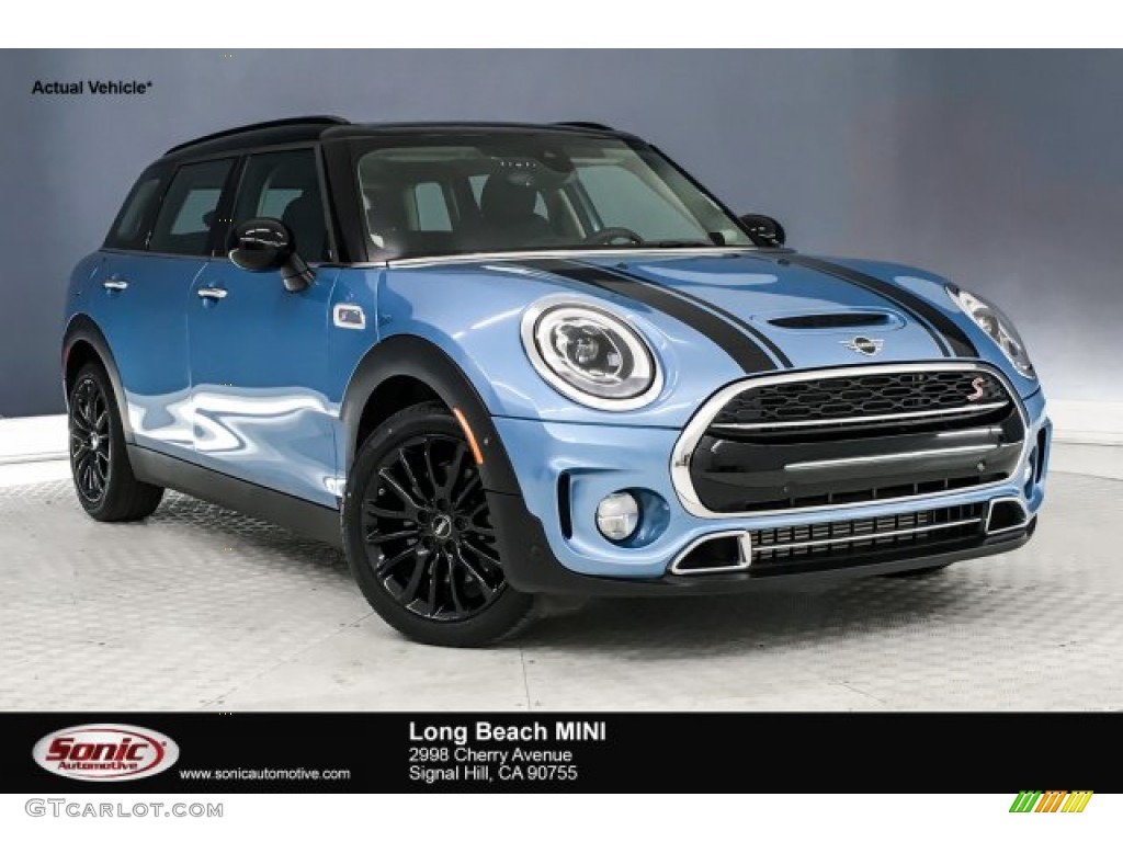 2019 Clubman Cooper S - Digital Blue Metallic / Carbon Black photo #1