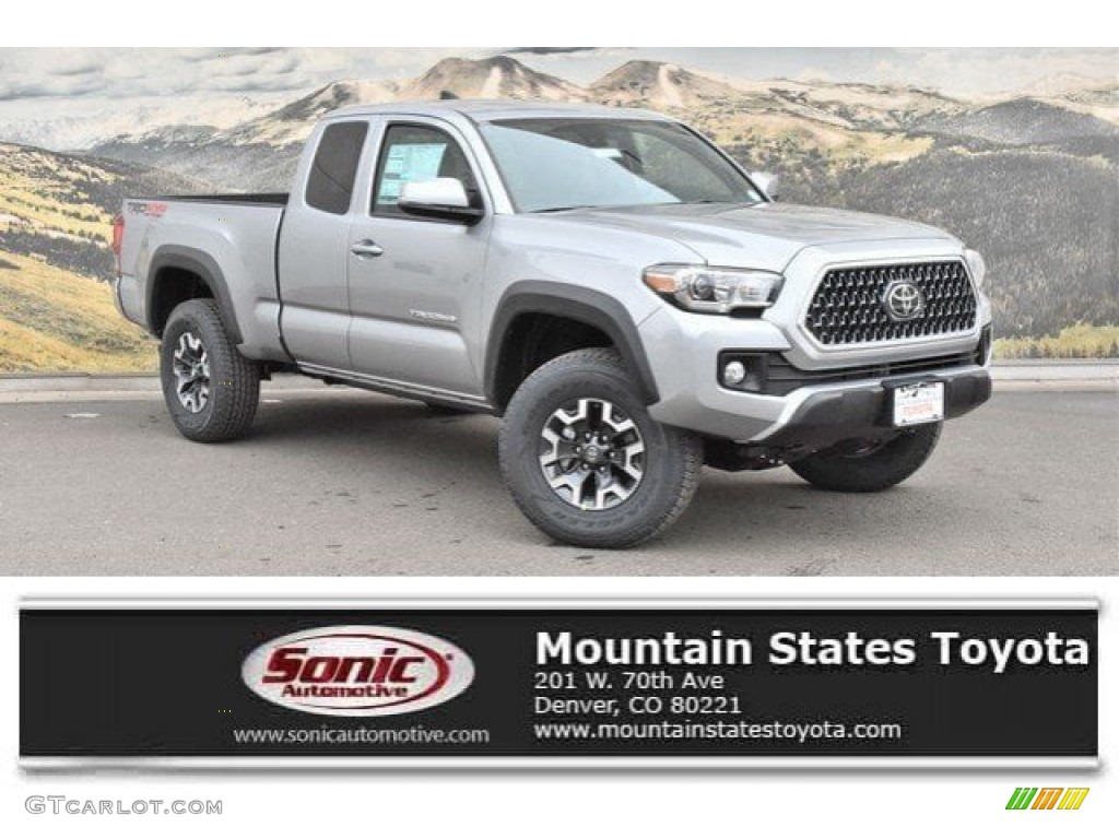 2019 Tacoma TRD Sport Access Cab 4x4 - Silver Sky Metallic / TRD Graphite photo #1