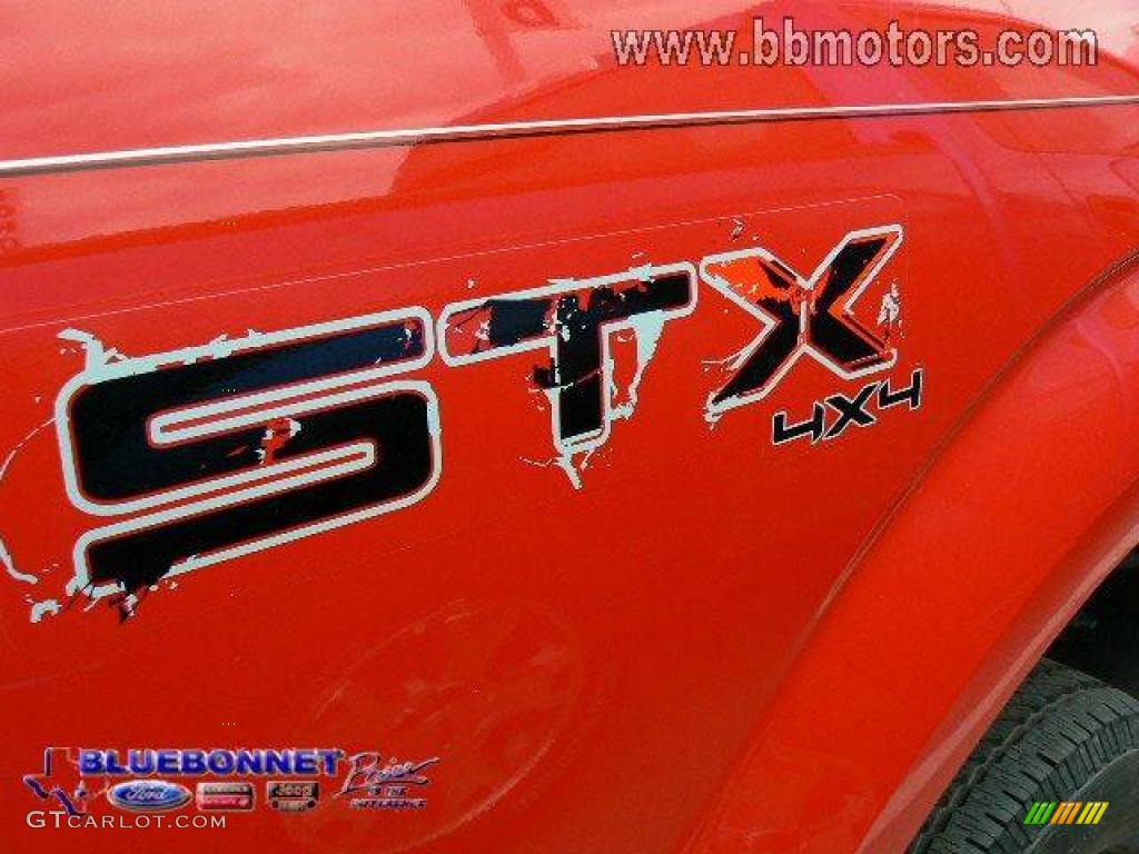 2009 F150 STX Regular Cab - Bright Red / Stone/Medium Stone photo #11