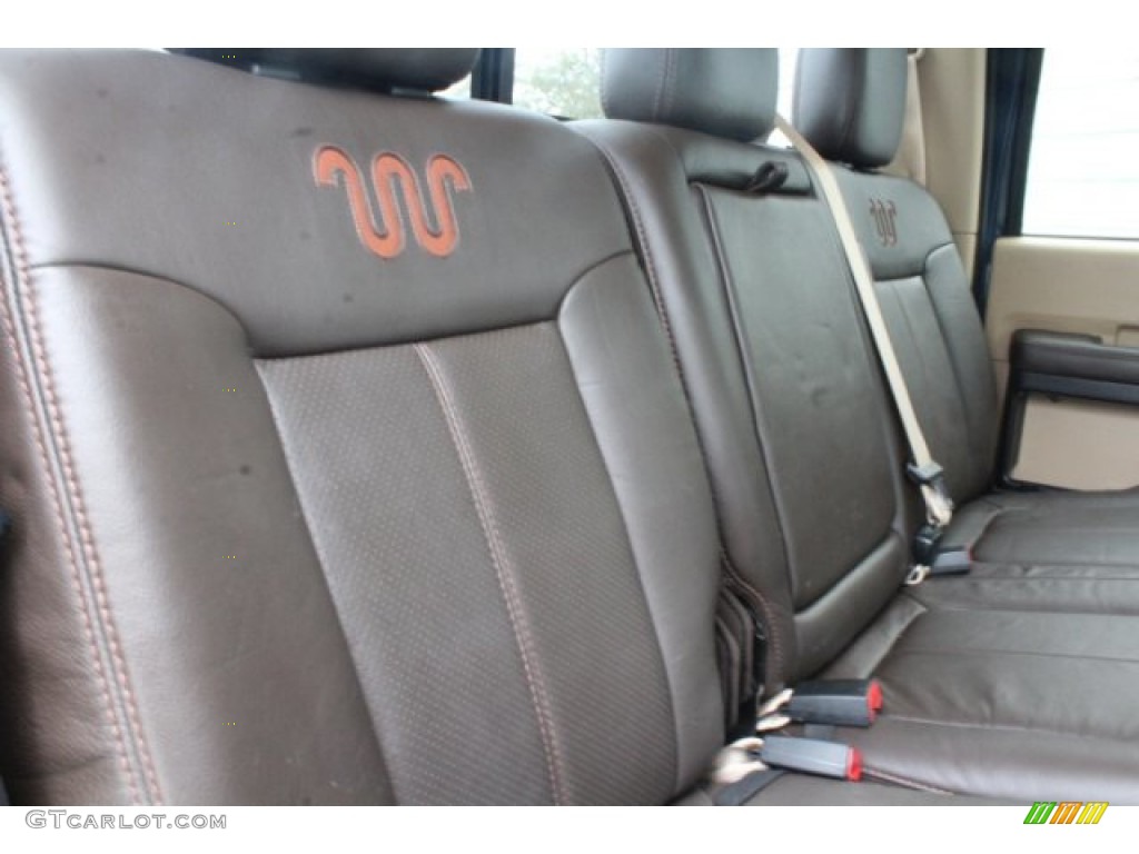 2016 F250 Super Duty King Ranch Crew Cab 4x4 - Blue Jeans Metallic / Platinum Pecan photo #22