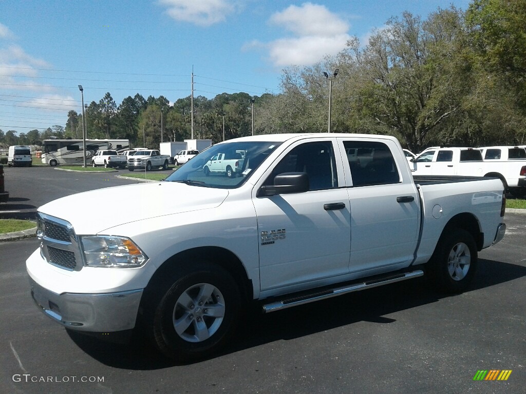 2019 1500 Classic Tradesman Crew Cab 4x4 - Bright White / Black/Diesel Gray photo #1