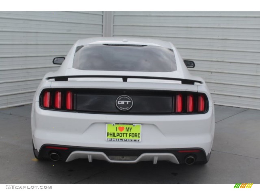 2016 Mustang GT Premium Coupe - Oxford White / California Special Ebony Black/Miko Suede photo #7