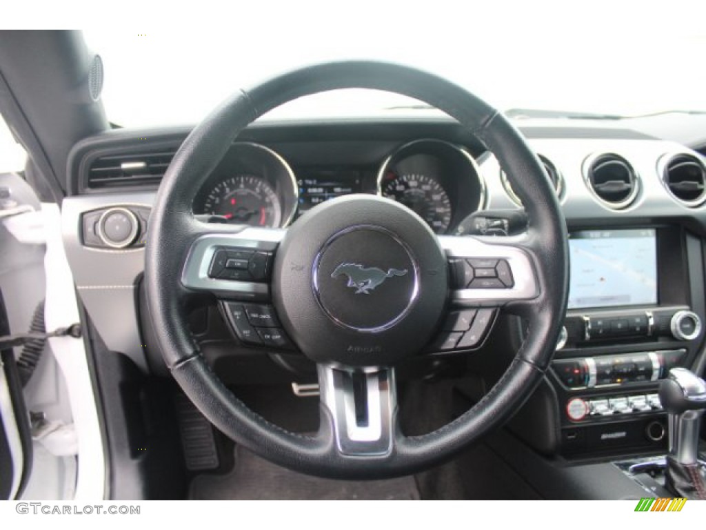 2016 Mustang GT Premium Coupe - Oxford White / California Special Ebony Black/Miko Suede photo #19