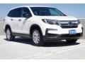 2019 White Diamond Pearl Honda Pilot LX  photo #1