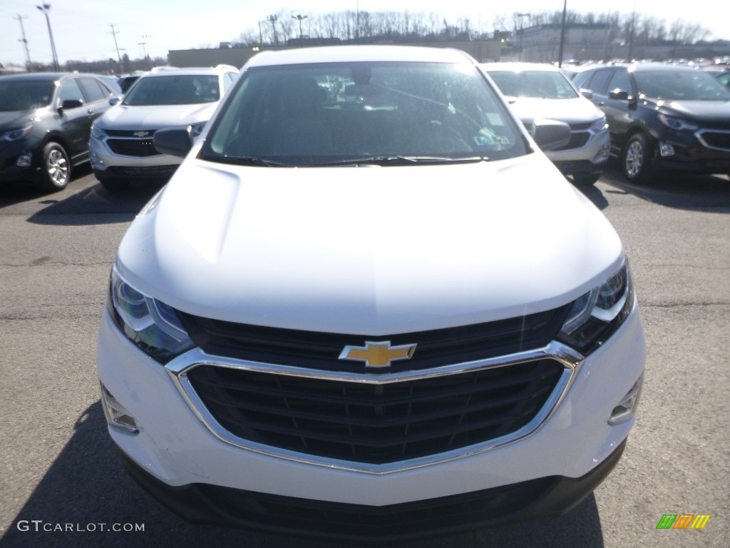 2019 Equinox LS AWD - Summit White / Medium Ash Gray photo #9