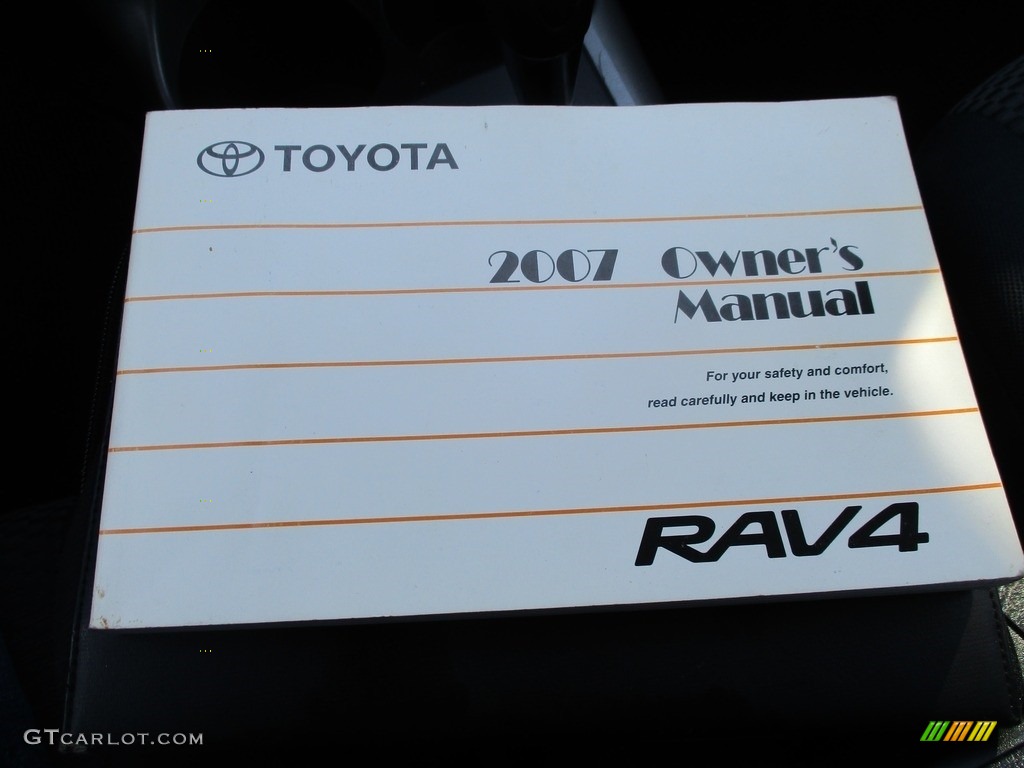 2007 RAV4 Sport 4WD - Pacific Blue Metallic / Dark Charcoal photo #35