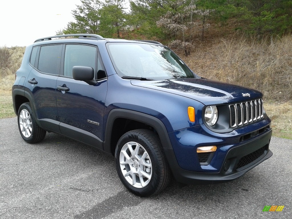 2019 Renegade Sport 4x4 - Jetset Blue / Black photo #4