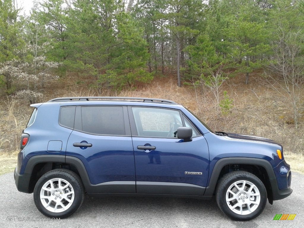 2019 Renegade Sport 4x4 - Jetset Blue / Black photo #5