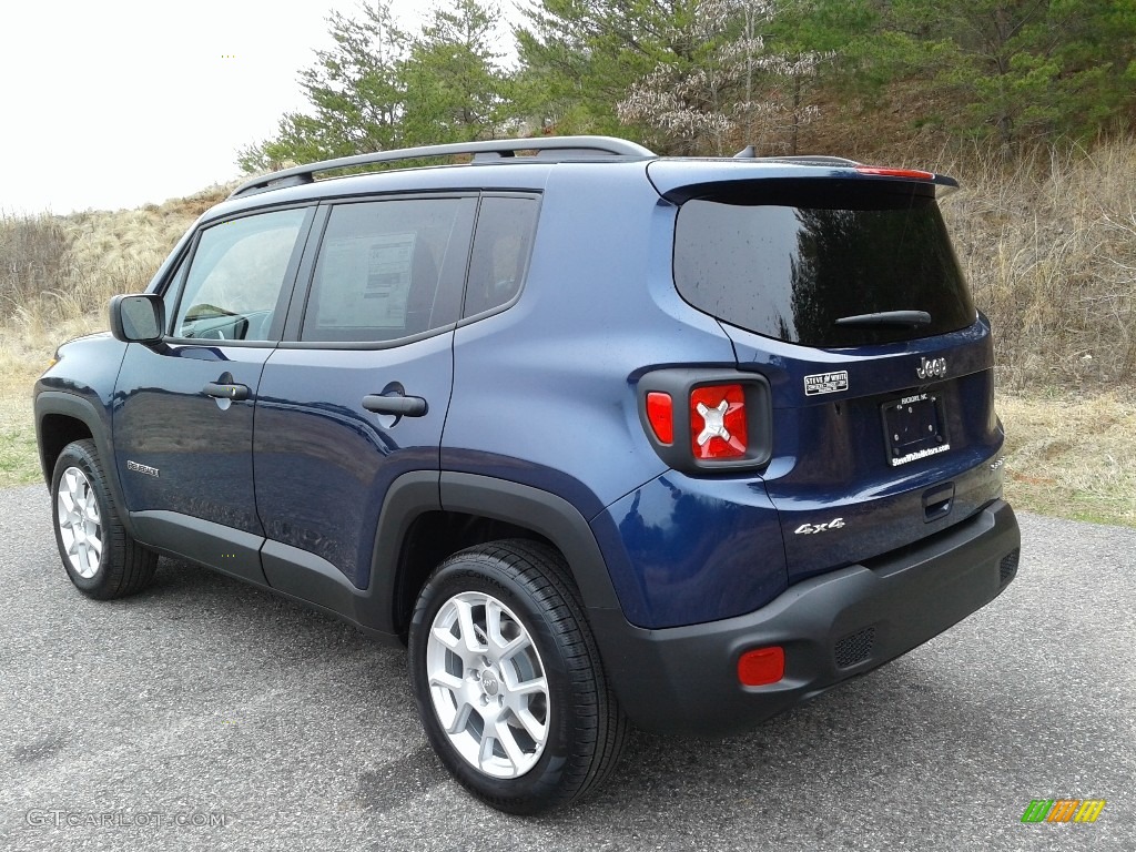 2019 Renegade Sport 4x4 - Jetset Blue / Black photo #8