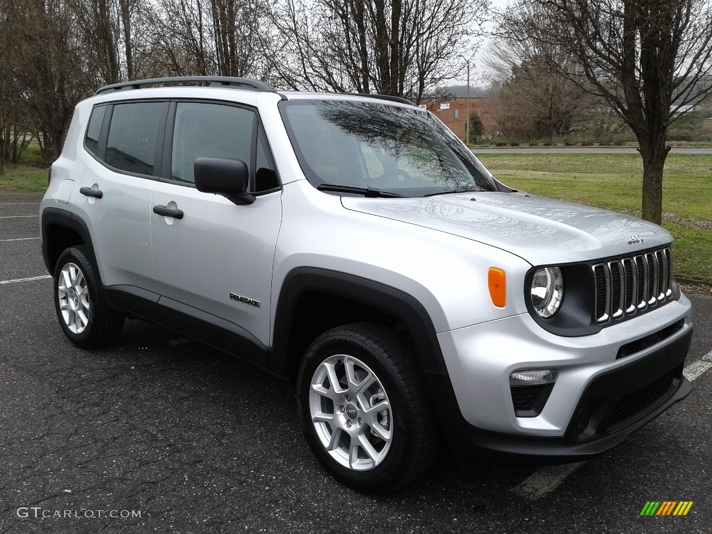 2019 Renegade Sport 4x4 - Glacier Metallic / Black photo #4