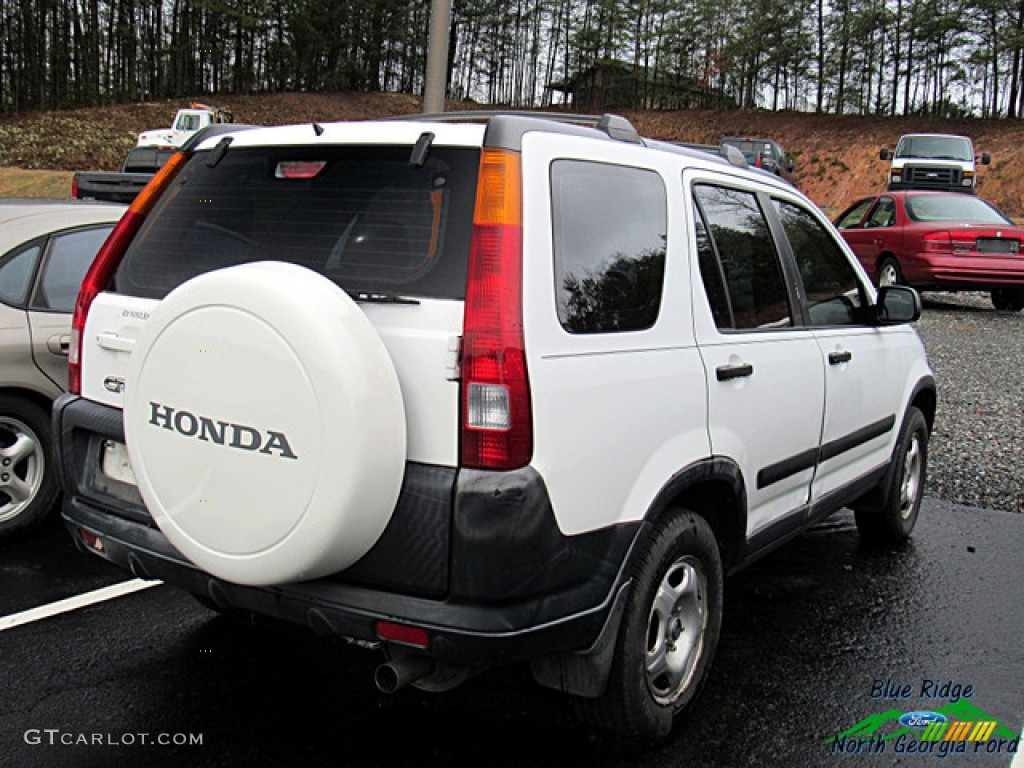 2002 CR-V LX - Taffeta White / Saddle photo #3