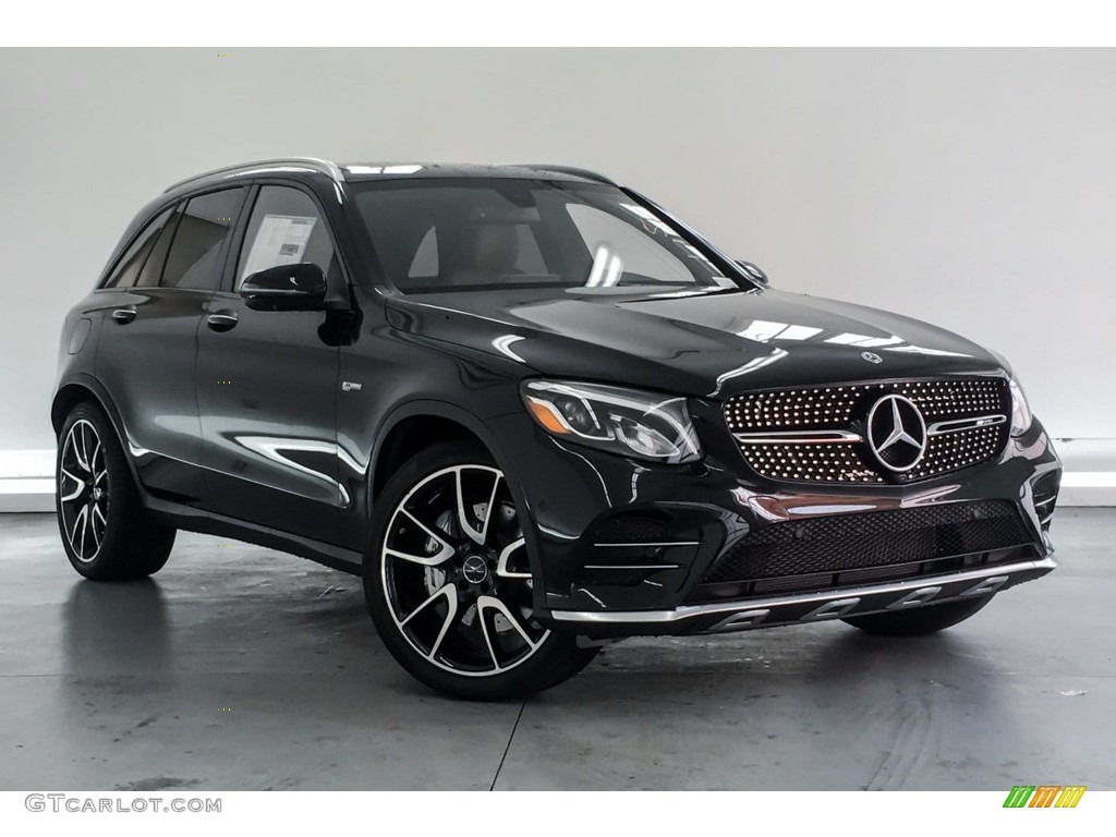 2019 GLC AMG 43 4Matic - Obsidian Black Metallic / Saddle Brown/Black photo #12