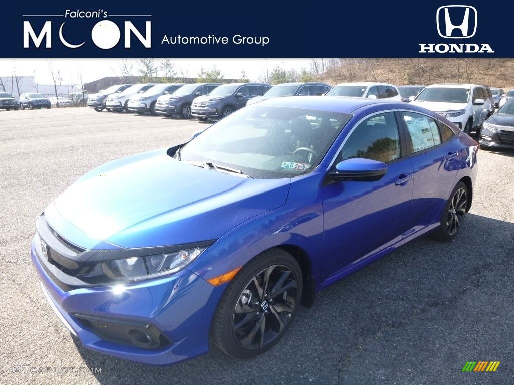 Agean Blue Metallic Honda Civic