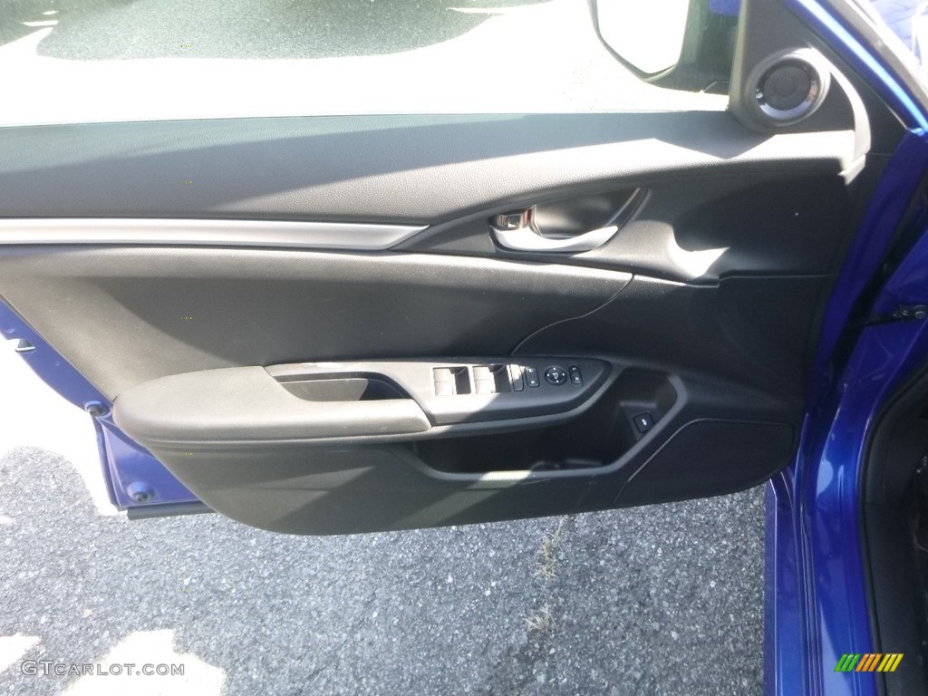2019 Civic Sport Sedan - Agean Blue Metallic / Black photo #11