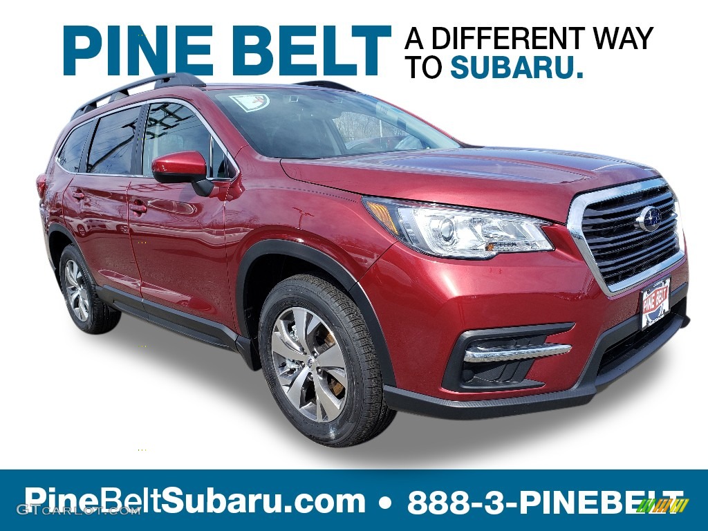 Crimson Red Pearl Subaru Ascent