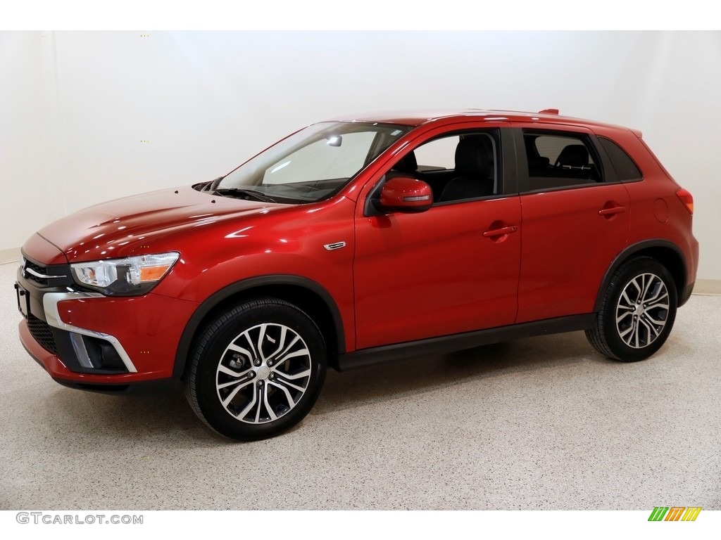 2018 Outlander Sport SE AWC - Rally Red Metallic / Black photo #3