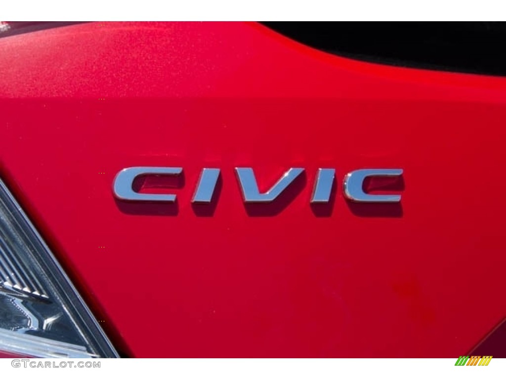 2019 Civic Sport Touring Hatchback - Rallye Red / Black photo #3