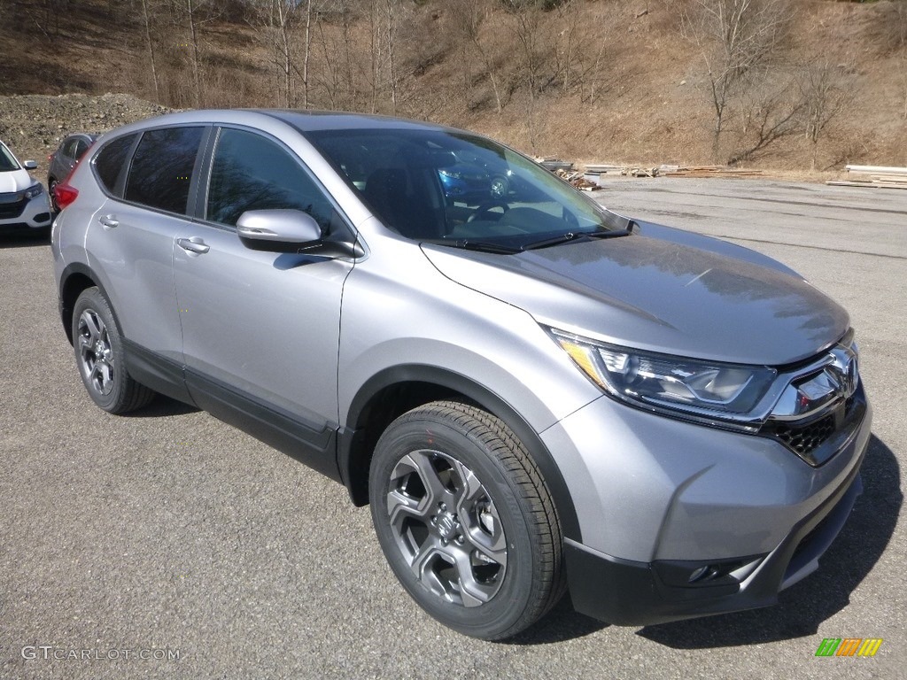 2019 CR-V EX AWD - Lunar Silver Metallic / Black photo #5