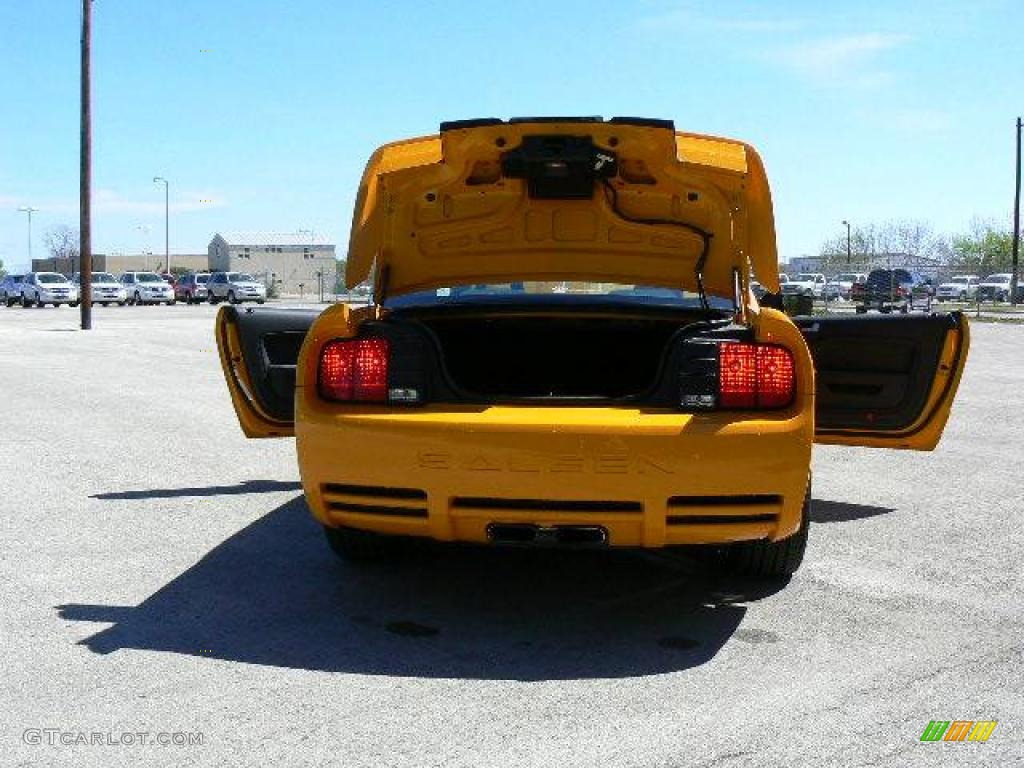 2007 Mustang Saleen S281 Supercharged Coupe - Grabber Orange / Black Leather photo #6