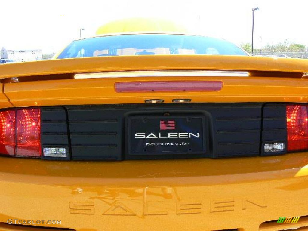 2007 Mustang Saleen S281 Supercharged Coupe - Grabber Orange / Black Leather photo #10