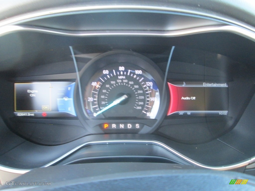 2014 Fusion SE - Tuxedo Black / Dune photo #27