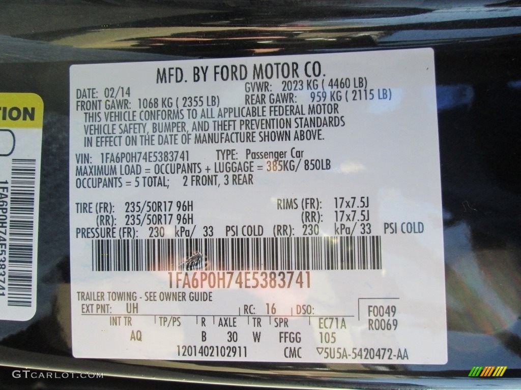 2014 Fusion SE - Tuxedo Black / Dune photo #29