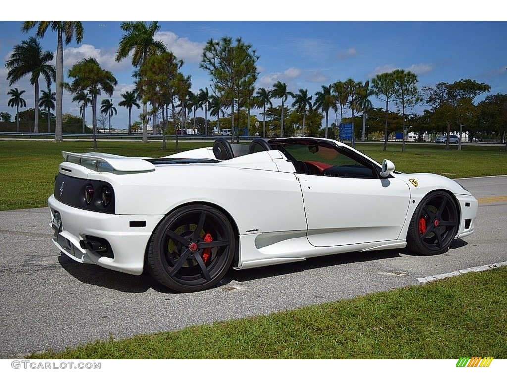 Bianco (White) 2004 Ferrari 360 Spider F1 Exterior Photo #132156353