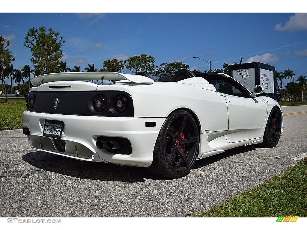 Bianco (White) 2004 Ferrari 360 Spider F1 Exterior Photo #132156375