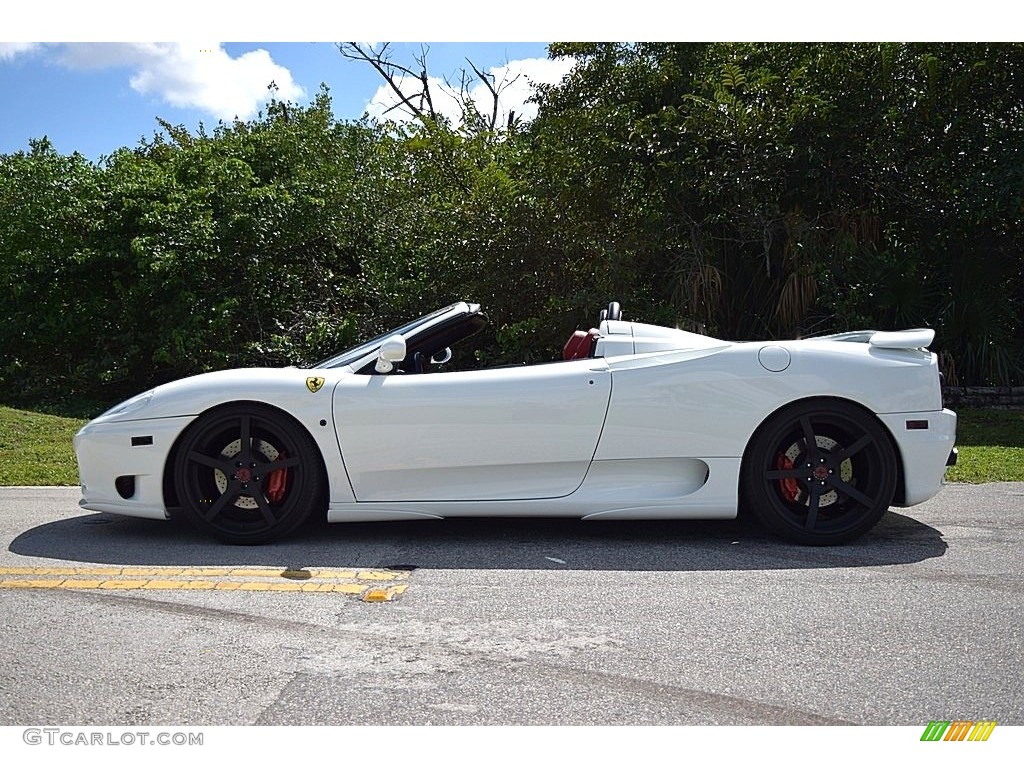 Bianco (White) 2004 Ferrari 360 Spider F1 Exterior Photo #132156615