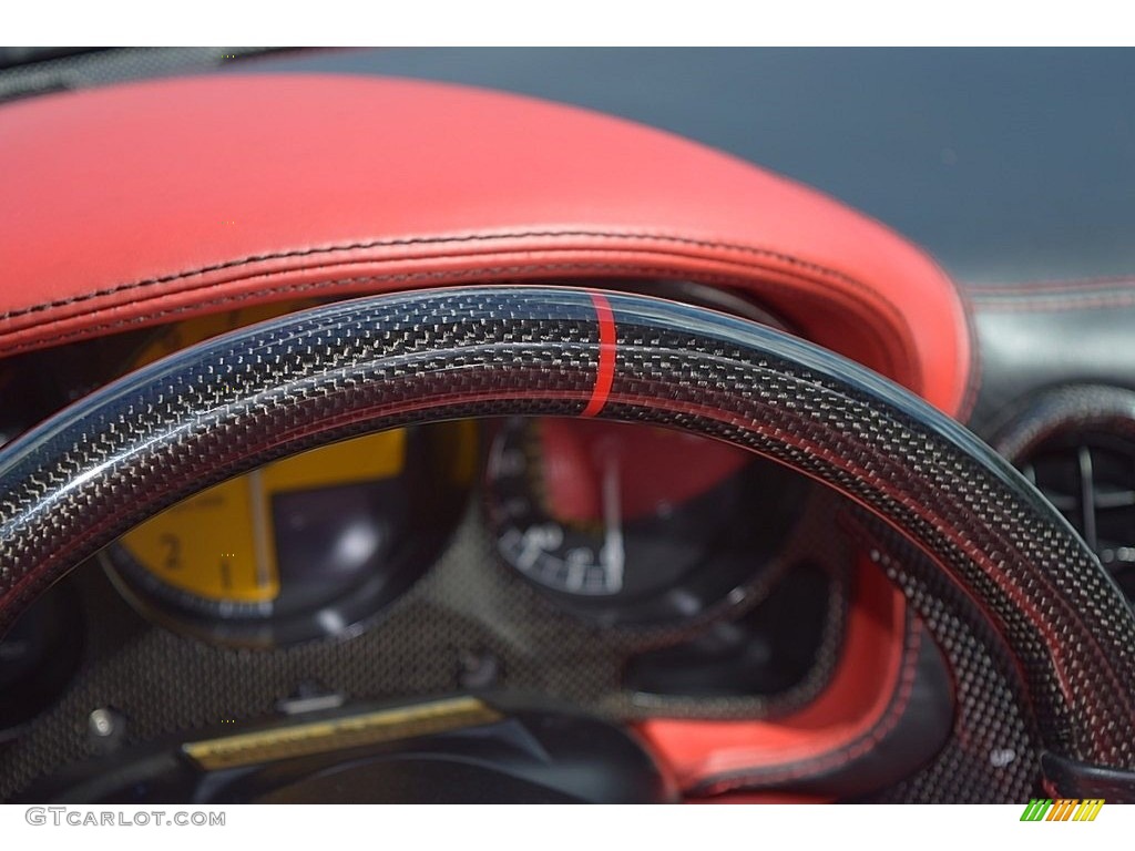 2004 Ferrari 360 Spider F1 Red Steering Wheel Photo #132157119