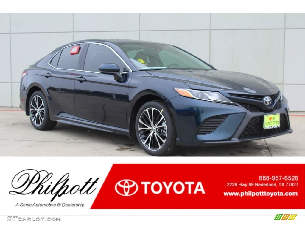 2019 Galactic Aqua Mica Toyota Camry Se 132156029