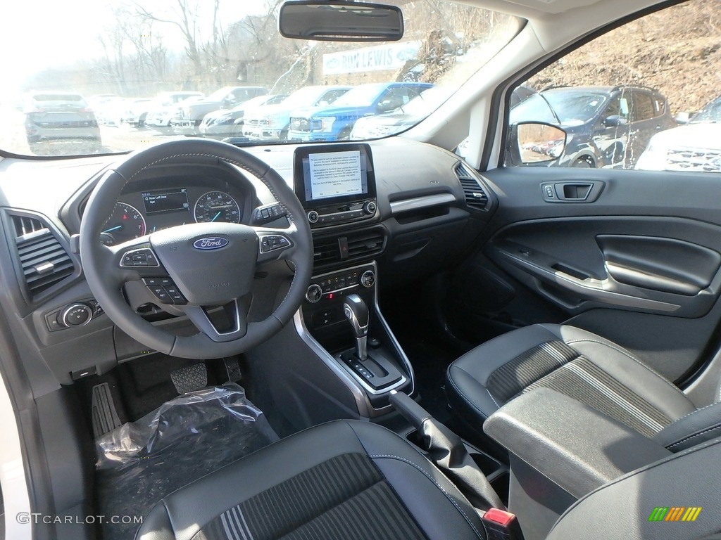 Ebony Black Interior 2019 Ford EcoSport SES 4WD Photo #132157728