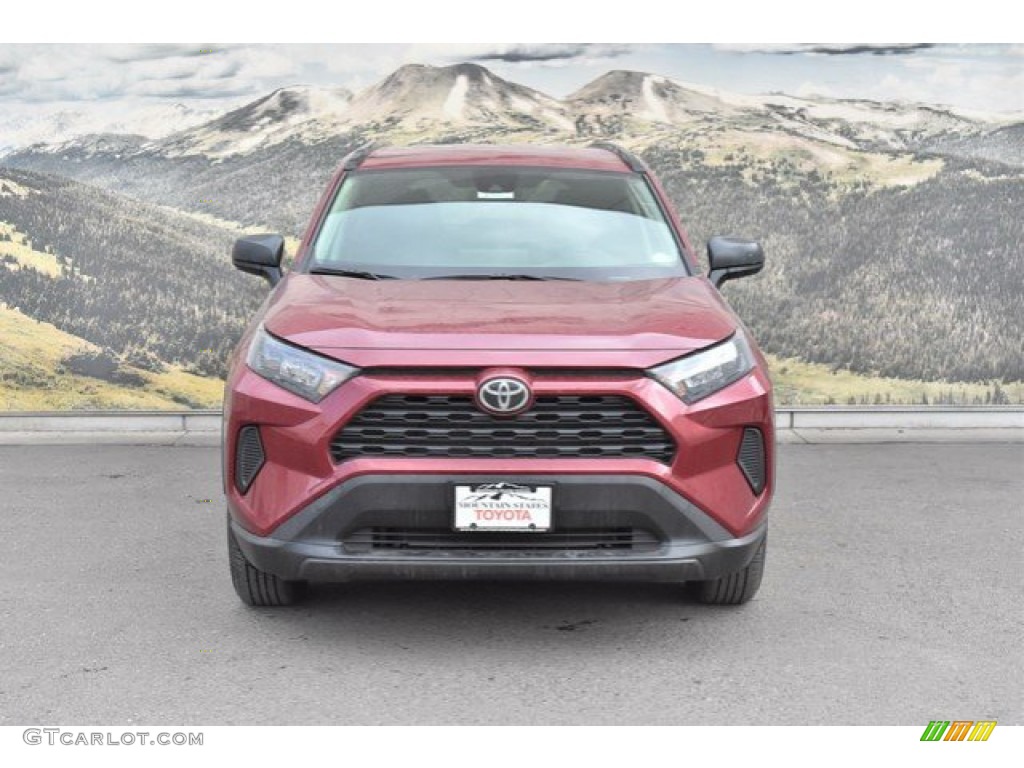 2019 RAV4 LE AWD - Ruby Flare Pearl / Black photo #2