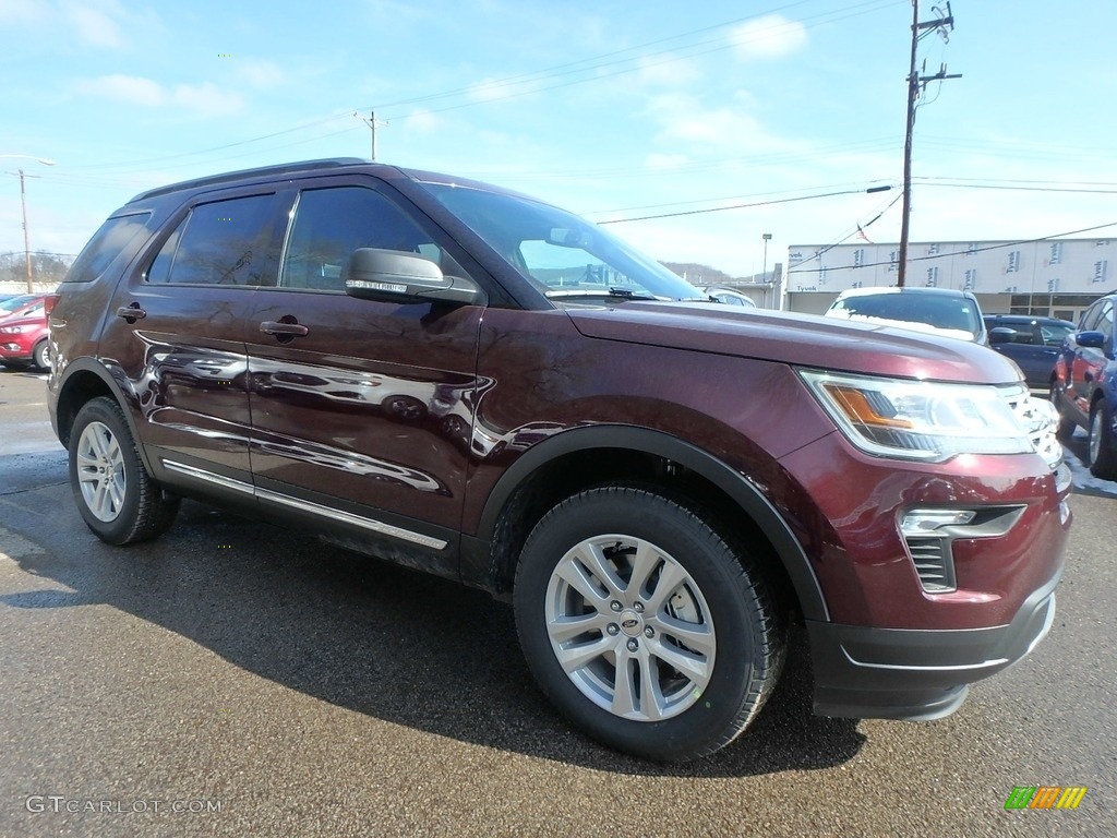 2019 Explorer XLT 4WD - Burgundy Velvet / Medium Black photo #9