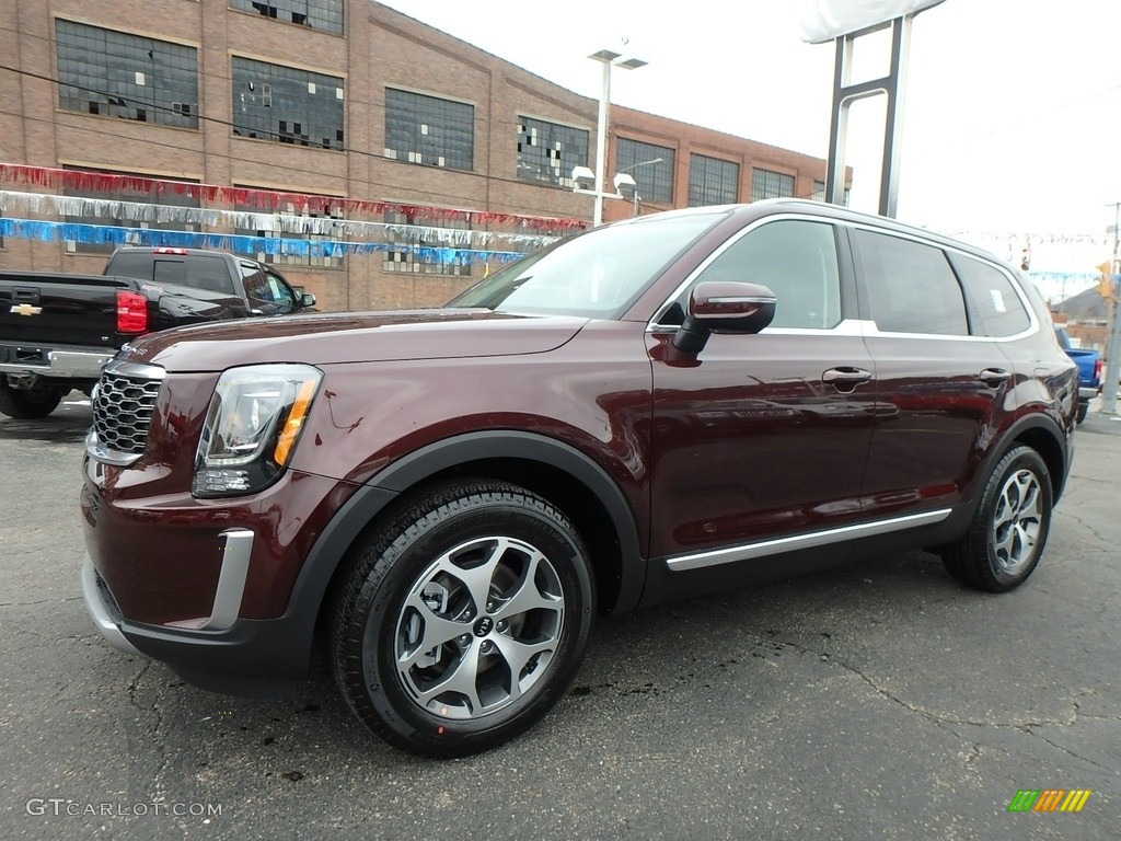 Sangria 2020 Kia Telluride EX AWD Exterior Photo #132160494