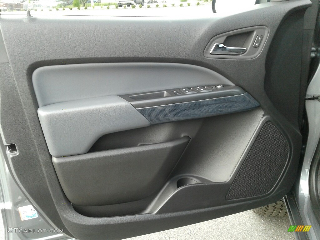 2019 Chevrolet Colorado Z71 Crew Cab 4x4 Jet Black Door Panel Photo #132164508