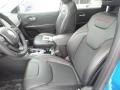 2019 Jeep Cherokee Black Interior Front Seat Photo