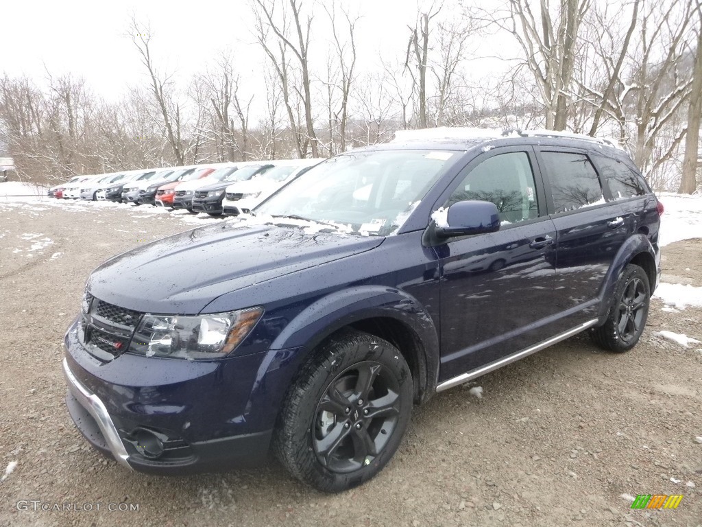 Contusion Blue Pearl 2019 Dodge Journey Crossroad AWD Exterior Photo #132166191