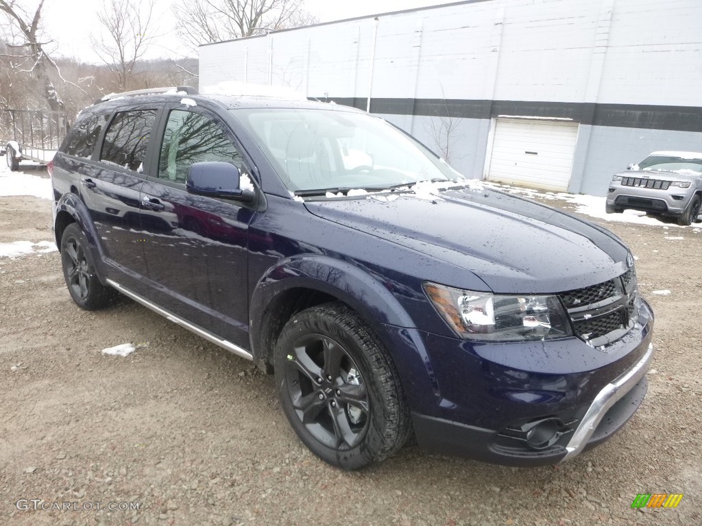 Contusion Blue Pearl 2019 Dodge Journey Crossroad AWD Exterior Photo #132166344